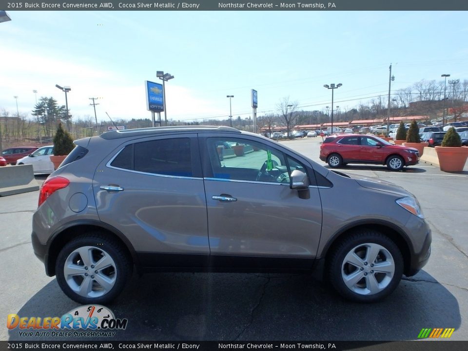 2015 Buick Encore Convenience AWD Cocoa Silver Metallic / Ebony Photo #10