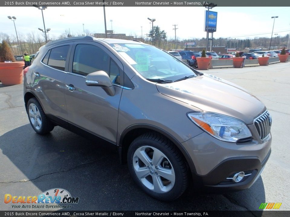 2015 Buick Encore Convenience AWD Cocoa Silver Metallic / Ebony Photo #11