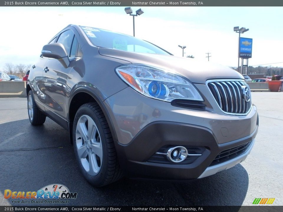 2015 Buick Encore Convenience AWD Cocoa Silver Metallic / Ebony Photo #12