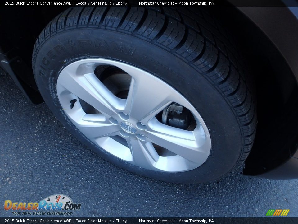 2015 Buick Encore Convenience AWD Cocoa Silver Metallic / Ebony Photo #14