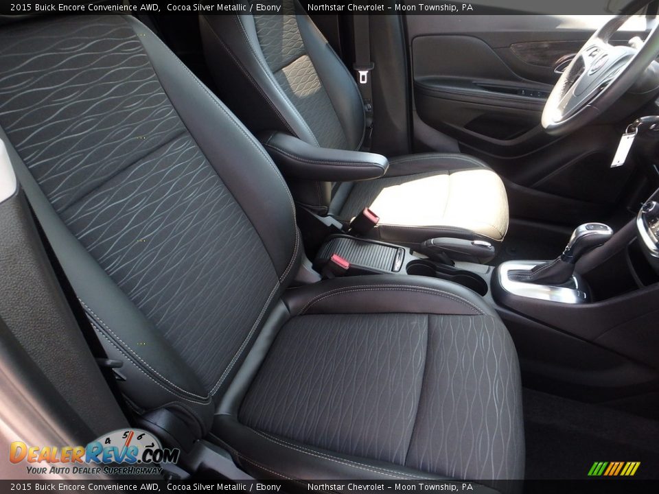 2015 Buick Encore Convenience AWD Cocoa Silver Metallic / Ebony Photo #15