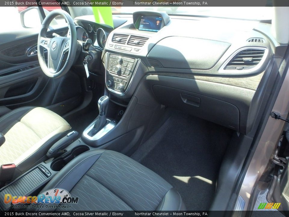 2015 Buick Encore Convenience AWD Cocoa Silver Metallic / Ebony Photo #16