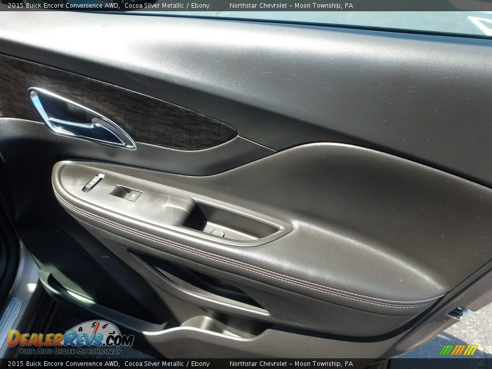 2015 Buick Encore Convenience AWD Cocoa Silver Metallic / Ebony Photo #17