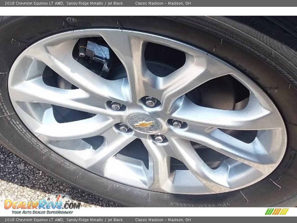 2018 Chevrolet Equinox LT AWD Sandy Ridge Metallic / Jet Black Photo #11