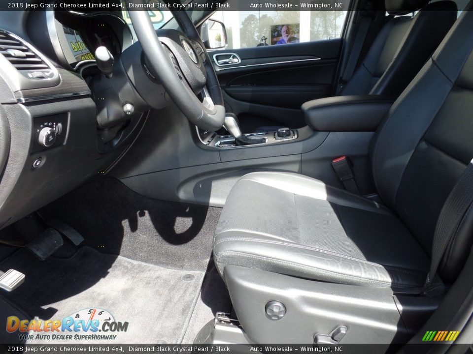 2018 Jeep Grand Cherokee Limited 4x4 Diamond Black Crystal Pearl / Black Photo #11