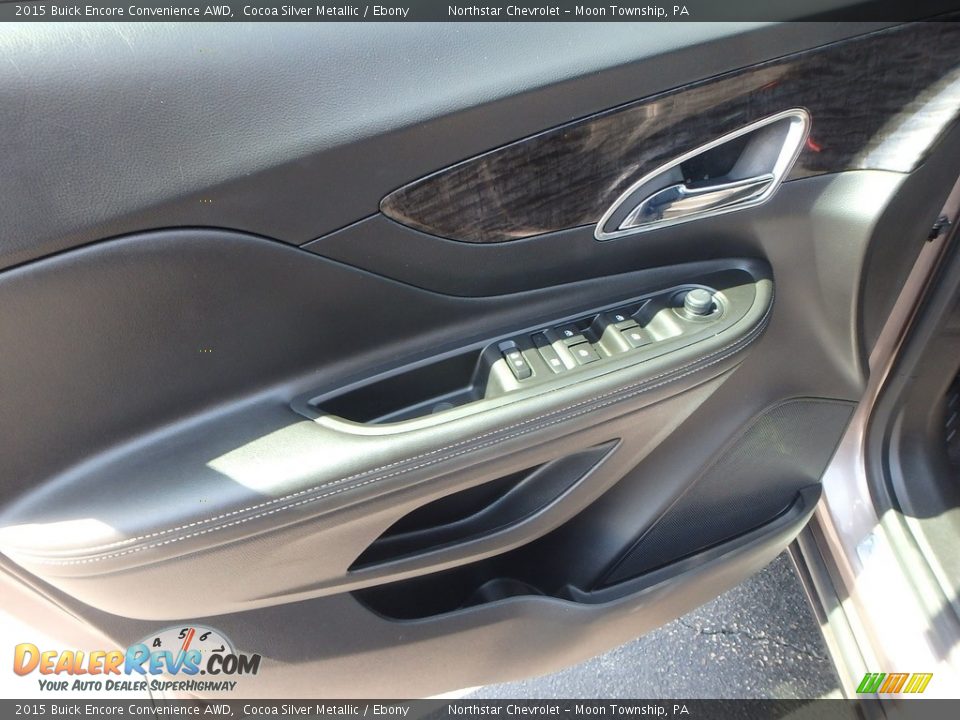 2015 Buick Encore Convenience AWD Cocoa Silver Metallic / Ebony Photo #24