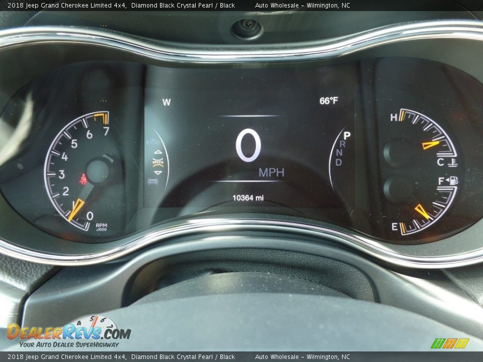 2018 Jeep Grand Cherokee Limited 4x4 Diamond Black Crystal Pearl / Black Photo #17