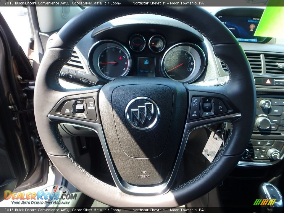 2015 Buick Encore Convenience AWD Cocoa Silver Metallic / Ebony Photo #26