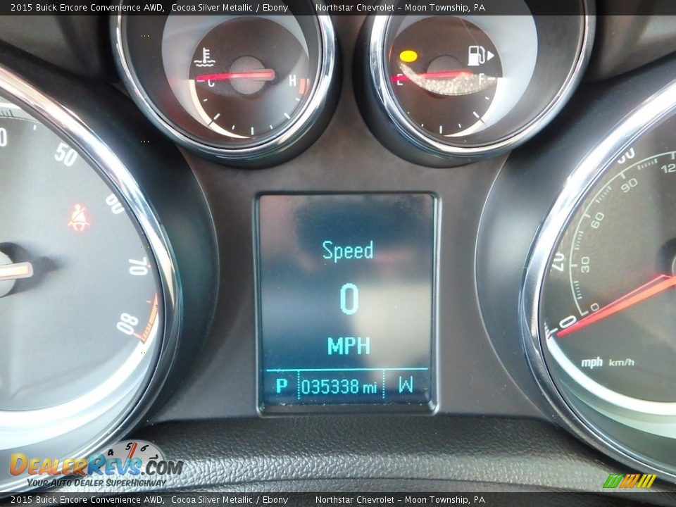 2015 Buick Encore Convenience AWD Cocoa Silver Metallic / Ebony Photo #29