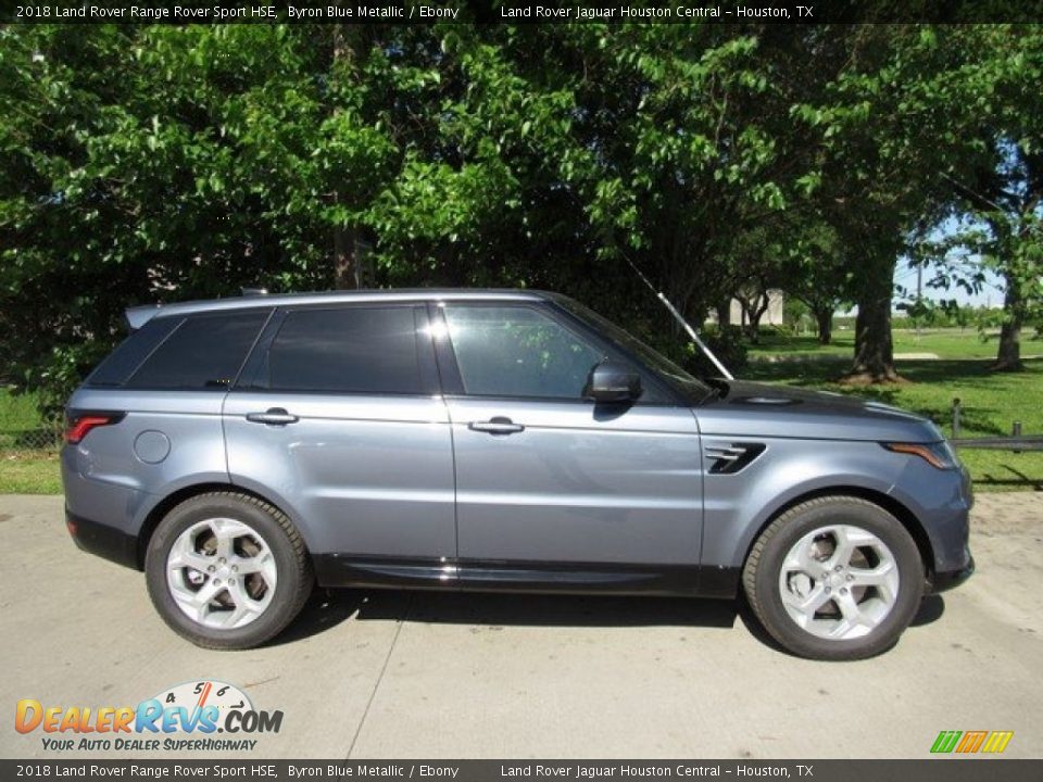 2018 Land Rover Range Rover Sport HSE Byron Blue Metallic / Ebony Photo #6