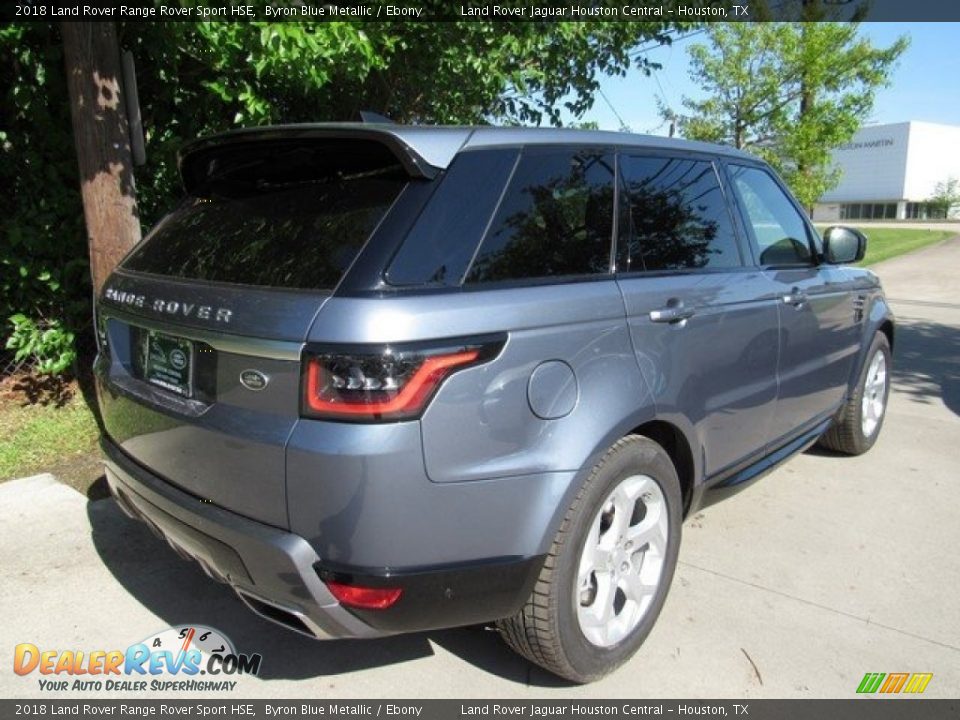 2018 Land Rover Range Rover Sport HSE Byron Blue Metallic / Ebony Photo #7