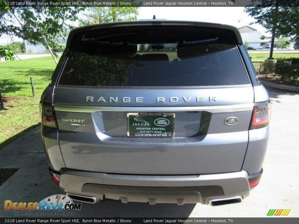 2018 Land Rover Range Rover Sport HSE Byron Blue Metallic / Ebony Photo #8