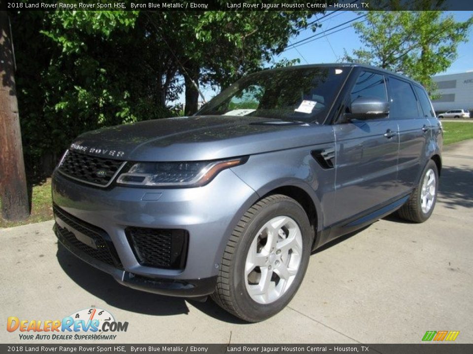2018 Land Rover Range Rover Sport HSE Byron Blue Metallic / Ebony Photo #10