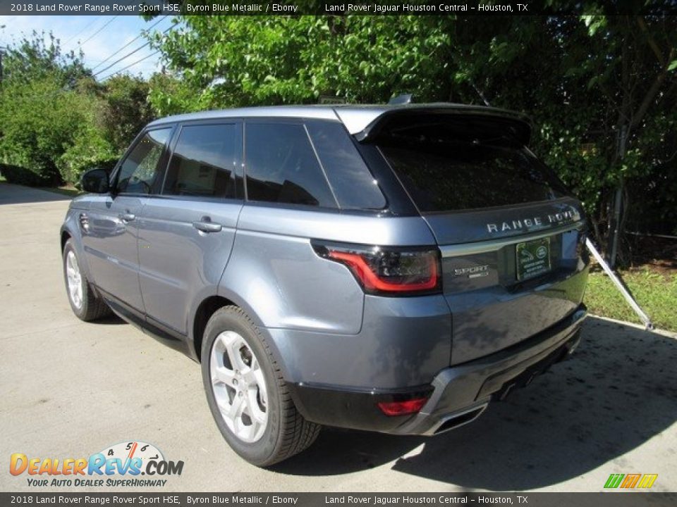 2018 Land Rover Range Rover Sport HSE Byron Blue Metallic / Ebony Photo #12