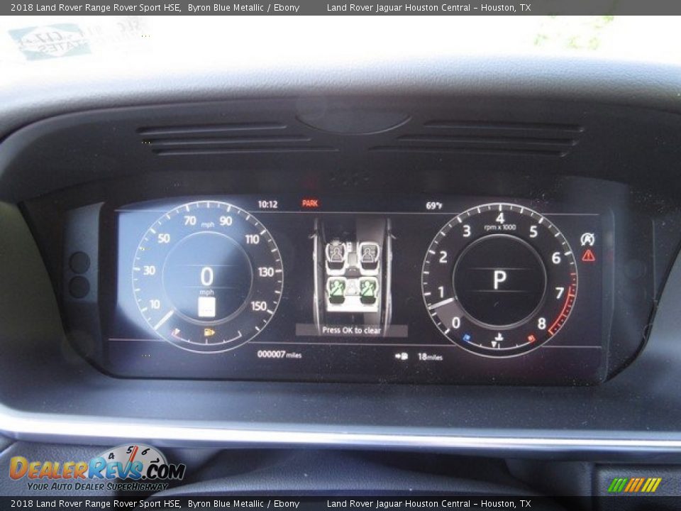 2018 Land Rover Range Rover Sport HSE Byron Blue Metallic / Ebony Photo #31