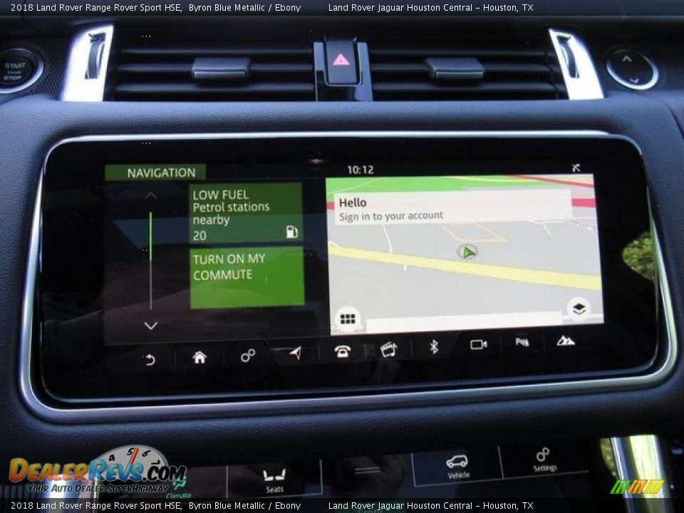 2018 Land Rover Range Rover Sport HSE Byron Blue Metallic / Ebony Photo #33