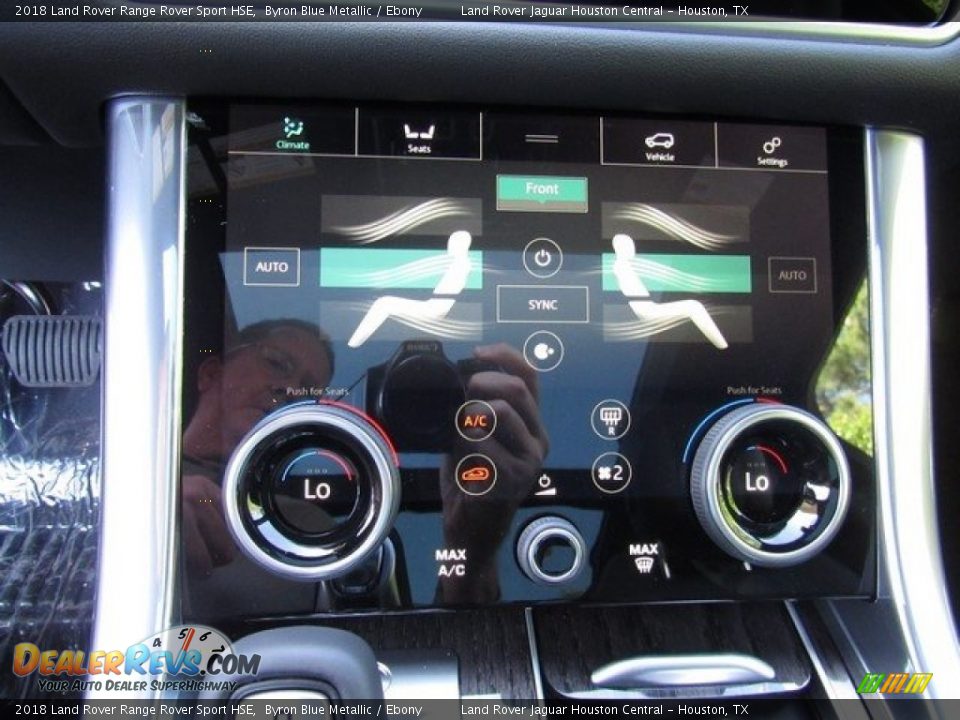 2018 Land Rover Range Rover Sport HSE Byron Blue Metallic / Ebony Photo #35