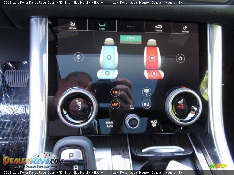2018 Land Rover Range Rover Sport HSE Byron Blue Metallic / Ebony Photo #36