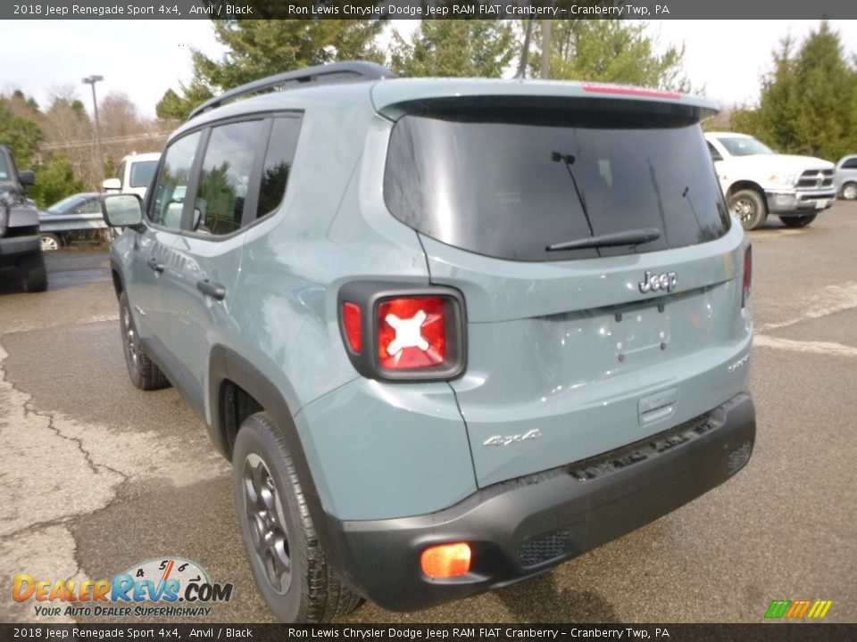 2018 Jeep Renegade Sport 4x4 Anvil / Black Photo #3