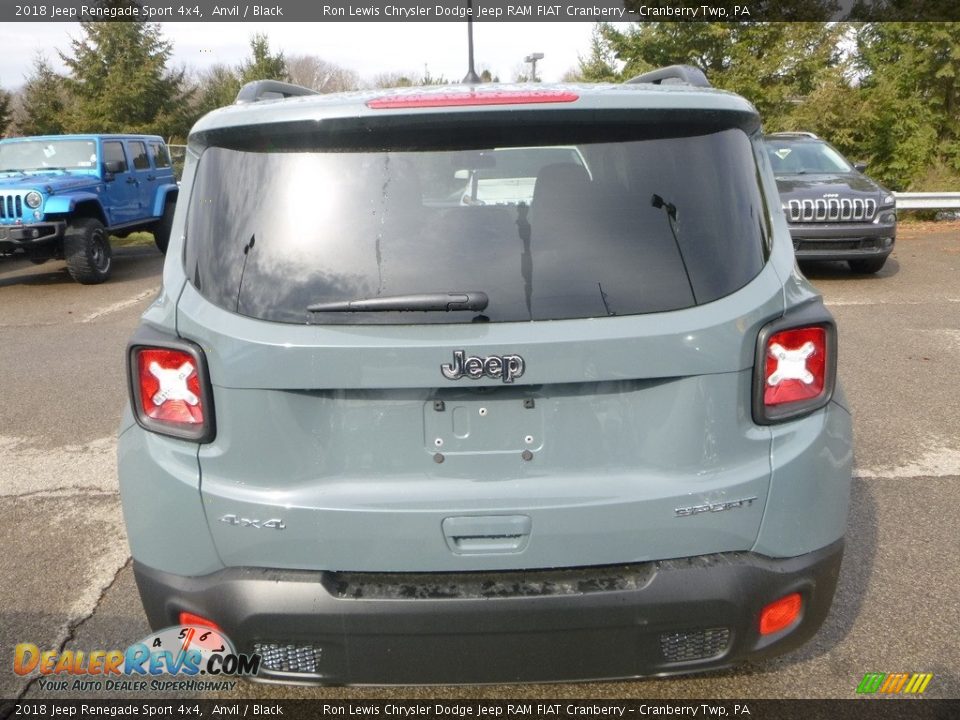 2018 Jeep Renegade Sport 4x4 Anvil / Black Photo #4