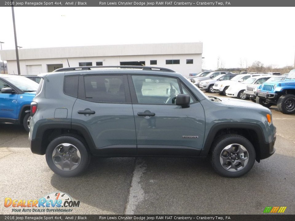 2018 Jeep Renegade Sport 4x4 Anvil / Black Photo #6