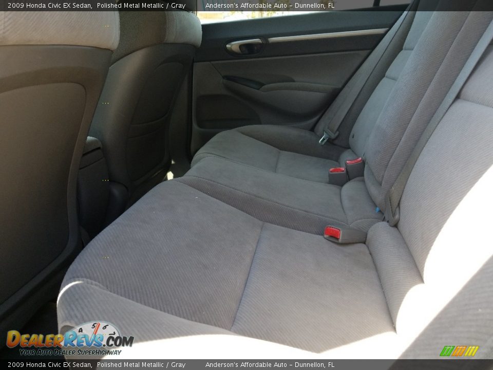 2009 Honda Civic EX Sedan Polished Metal Metallic / Gray Photo #15