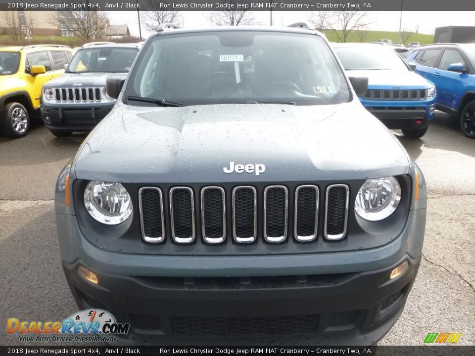 2018 Jeep Renegade Sport 4x4 Anvil / Black Photo #8