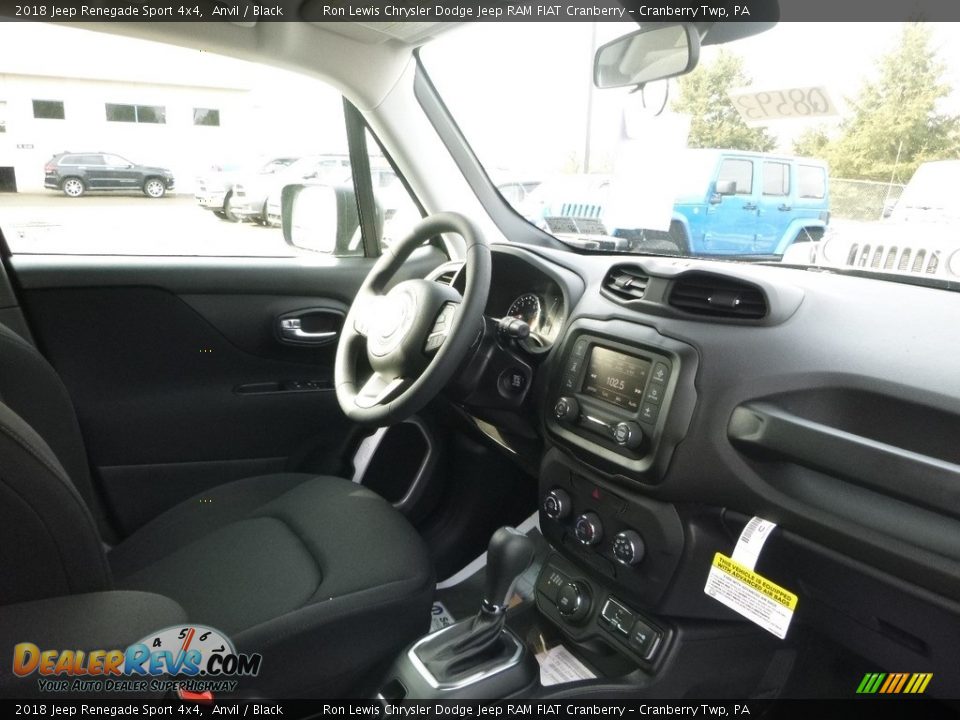 2018 Jeep Renegade Sport 4x4 Anvil / Black Photo #11