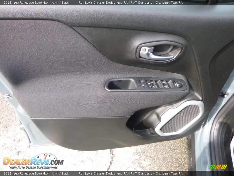 2018 Jeep Renegade Sport 4x4 Anvil / Black Photo #13