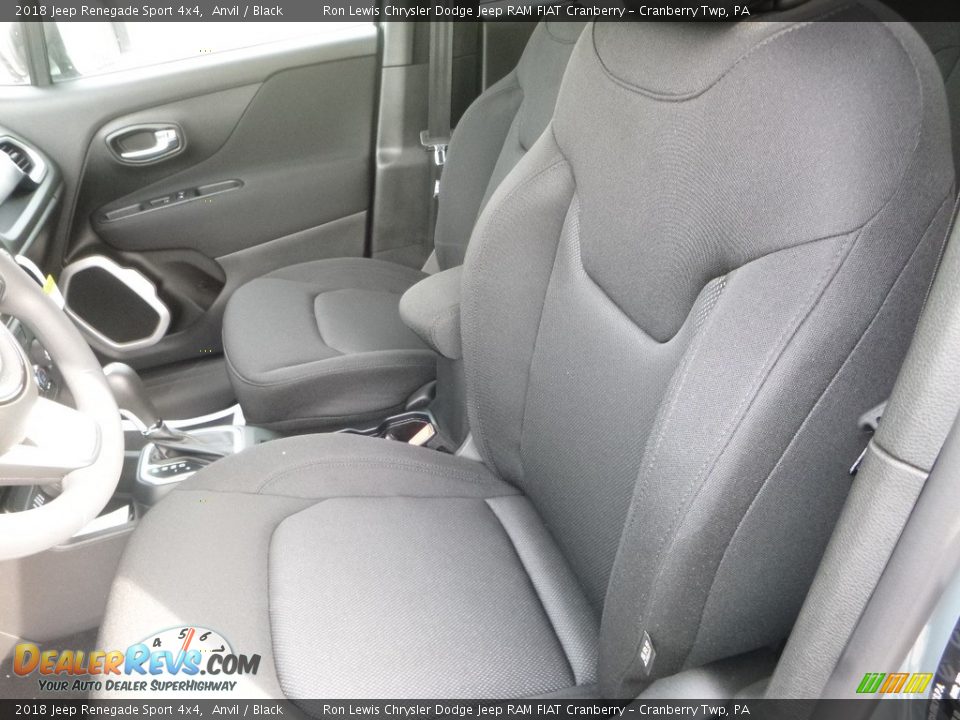 2018 Jeep Renegade Sport 4x4 Anvil / Black Photo #14