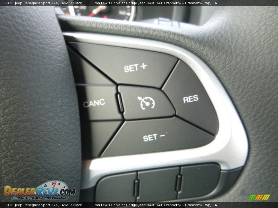 2018 Jeep Renegade Sport 4x4 Anvil / Black Photo #18