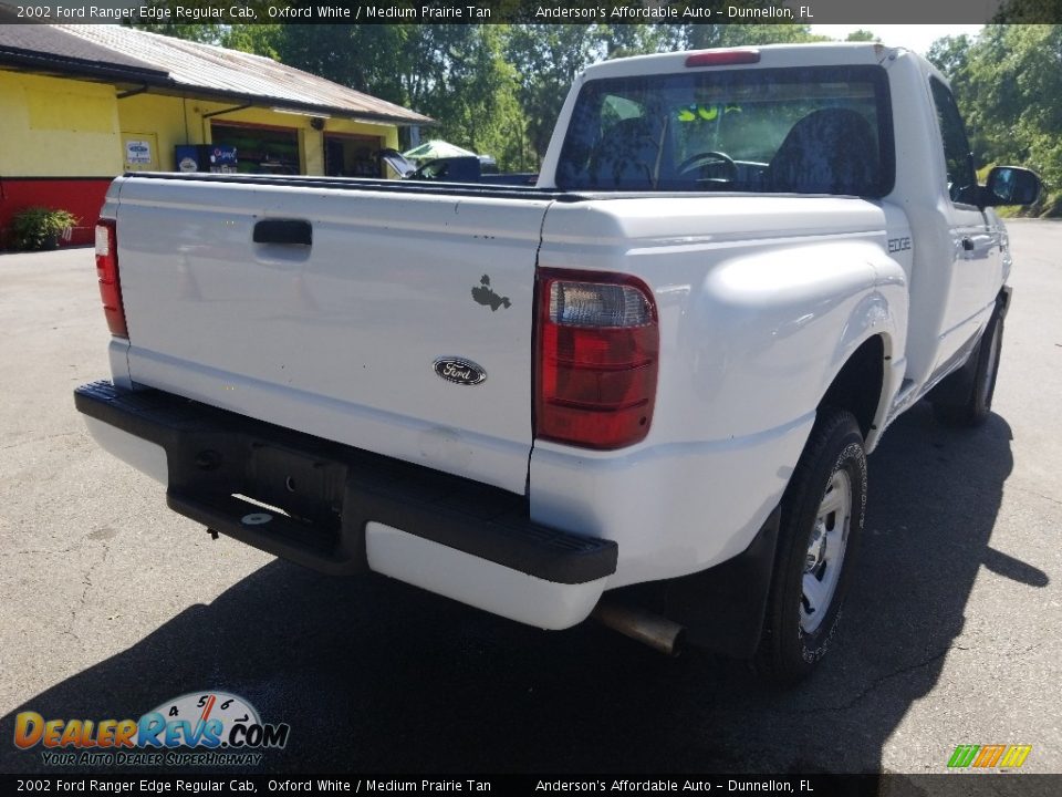 2002 Ford Ranger Edge Regular Cab Oxford White / Medium Prairie Tan Photo #3