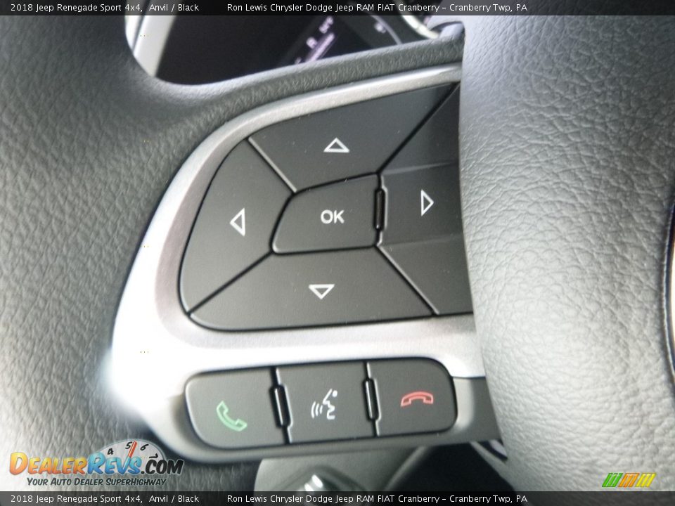 2018 Jeep Renegade Sport 4x4 Anvil / Black Photo #19