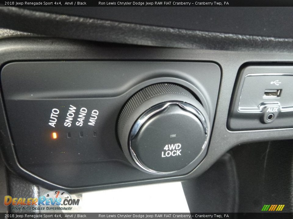 2018 Jeep Renegade Sport 4x4 Anvil / Black Photo #20