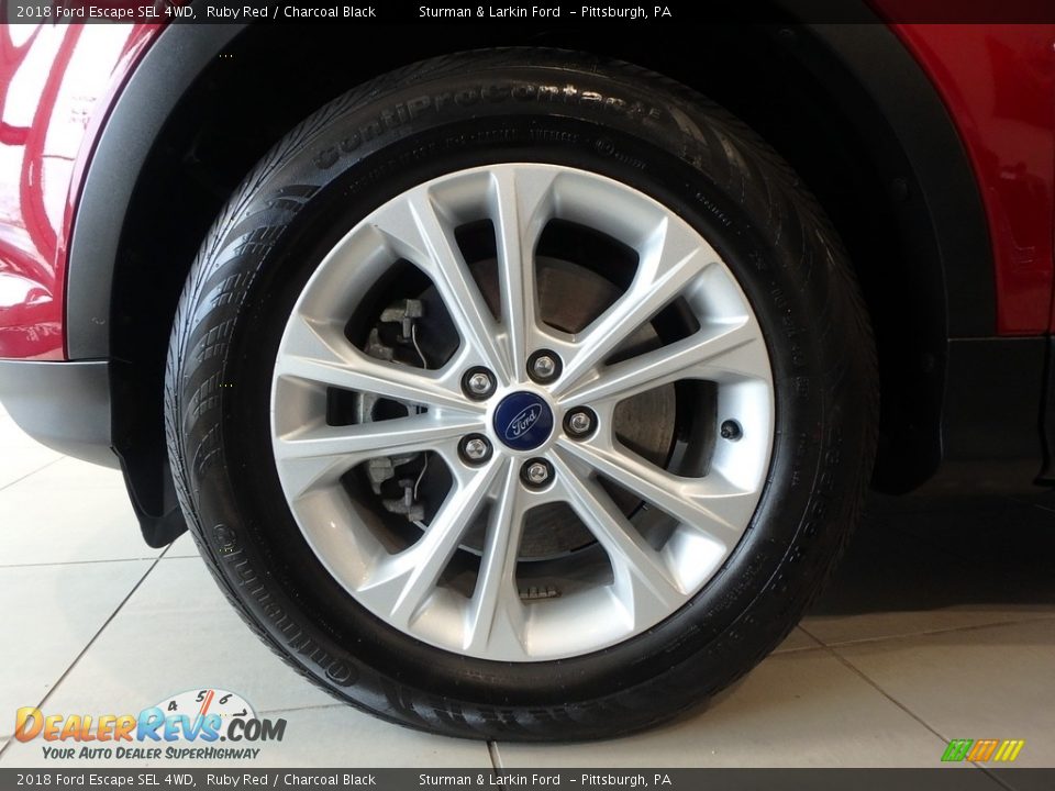 2018 Ford Escape SEL 4WD Ruby Red / Charcoal Black Photo #5