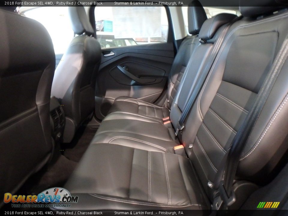 2018 Ford Escape SEL 4WD Ruby Red / Charcoal Black Photo #7