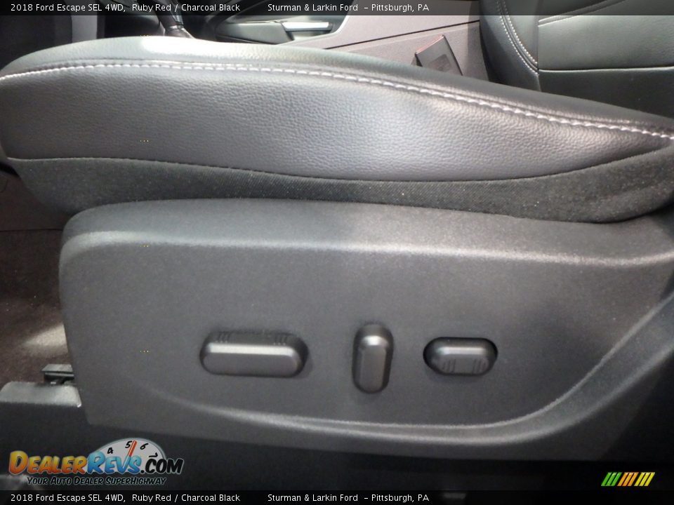 2018 Ford Escape SEL 4WD Ruby Red / Charcoal Black Photo #11