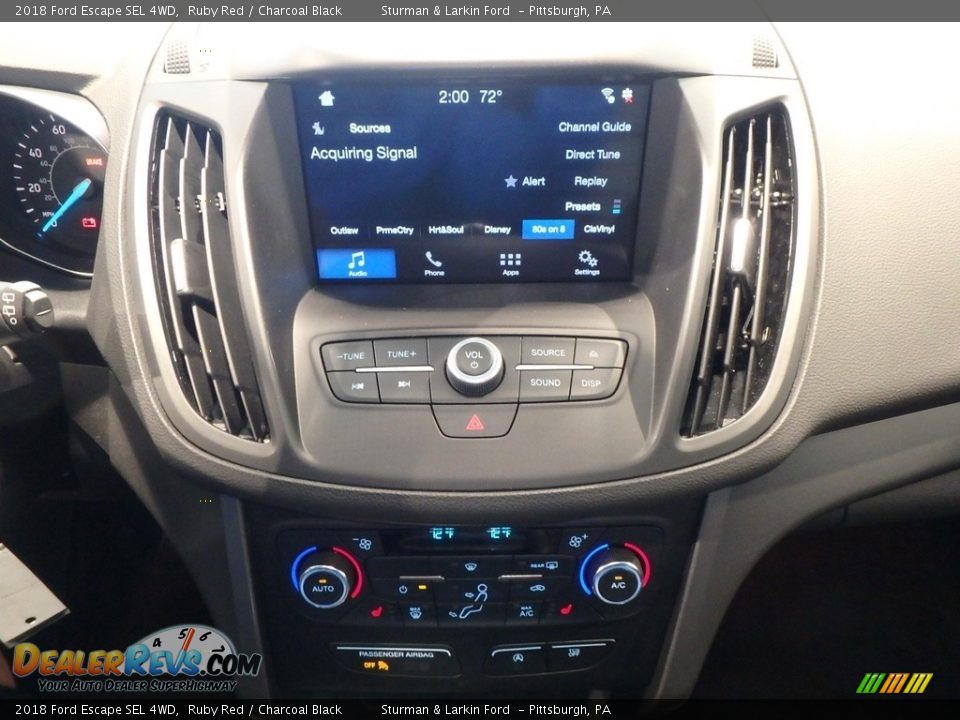 2018 Ford Escape SEL 4WD Ruby Red / Charcoal Black Photo #13