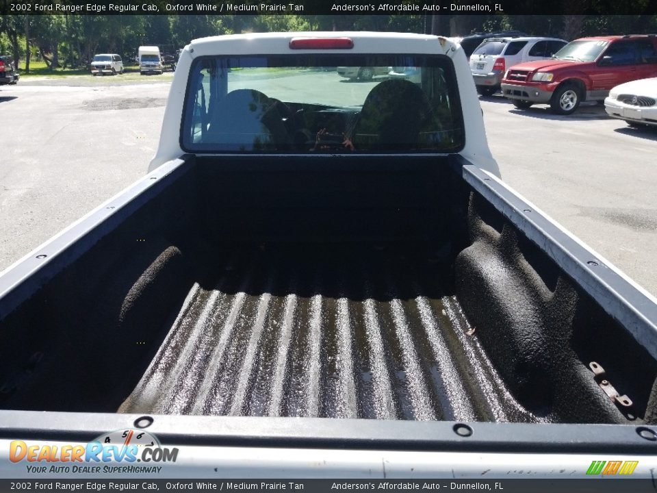 2002 Ford Ranger Edge Regular Cab Oxford White / Medium Prairie Tan Photo #15