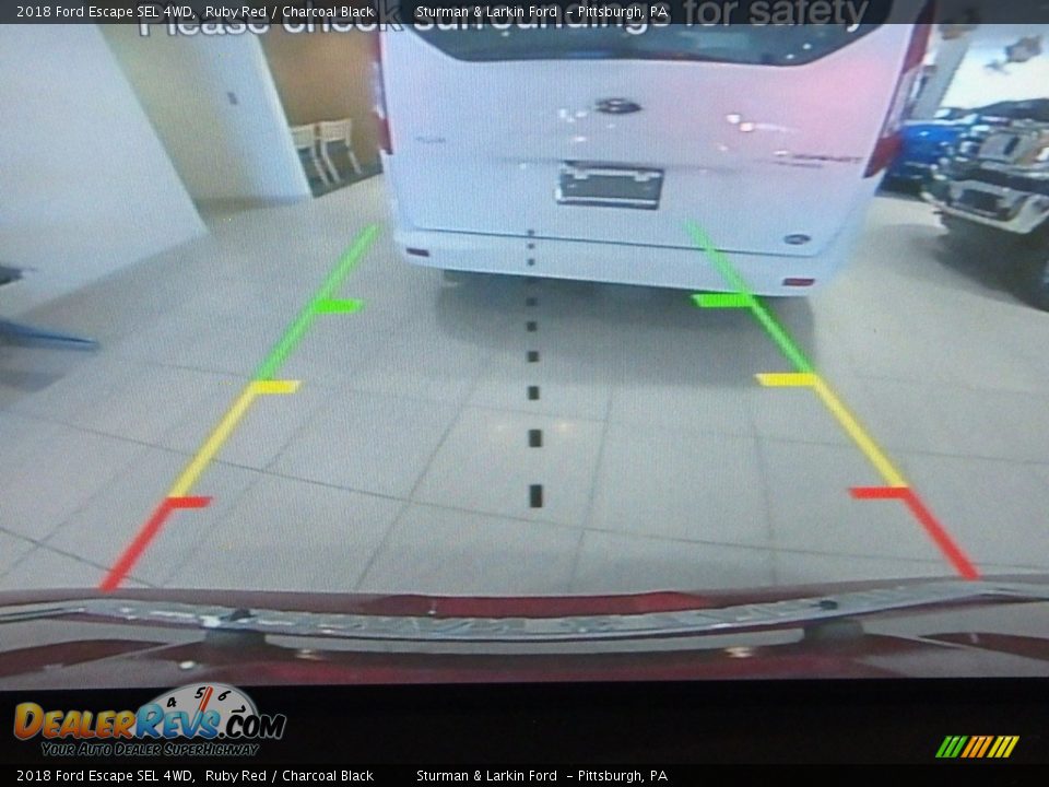 2018 Ford Escape SEL 4WD Ruby Red / Charcoal Black Photo #14