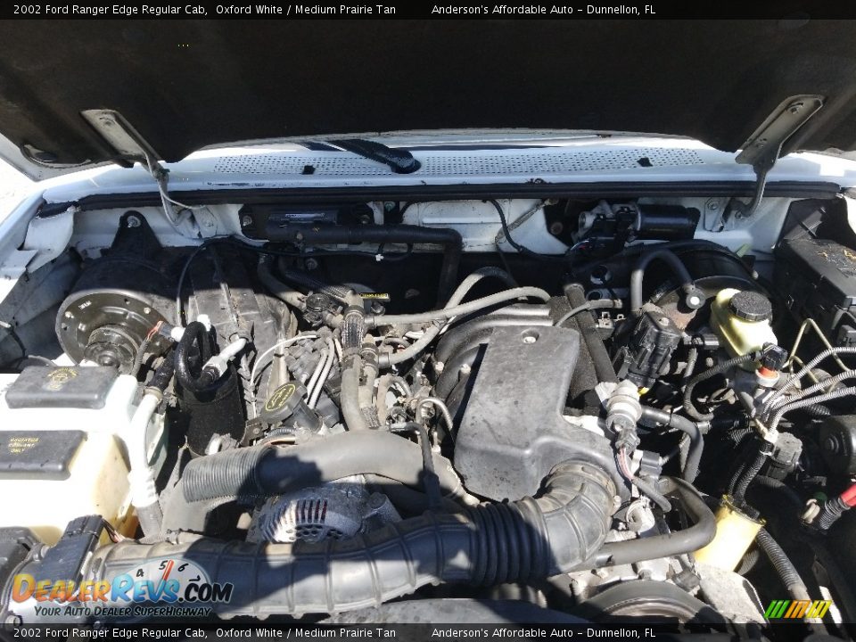 2002 Ford Ranger Edge Regular Cab Oxford White / Medium Prairie Tan Photo #16