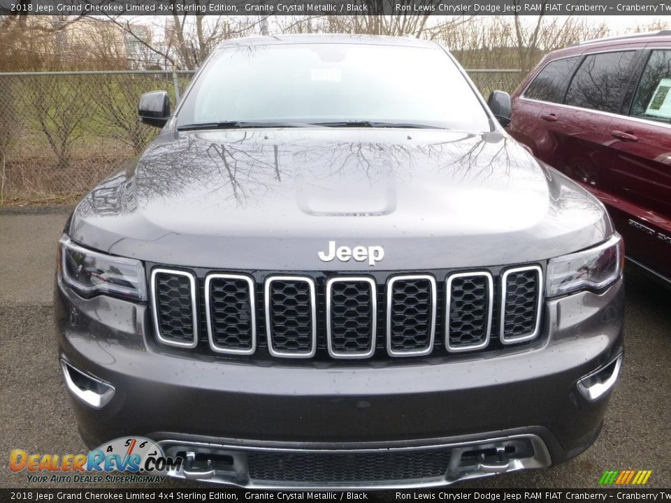 2018 Jeep Grand Cherokee Limited 4x4 Sterling Edition Granite Crystal Metallic / Black Photo #8