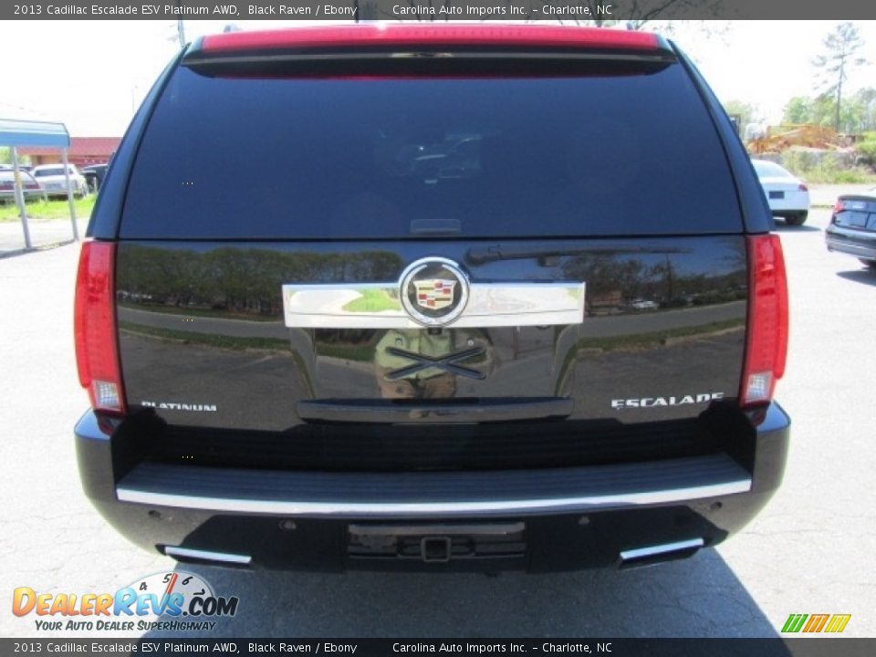 2013 Cadillac Escalade ESV Platinum AWD Black Raven / Ebony Photo #9
