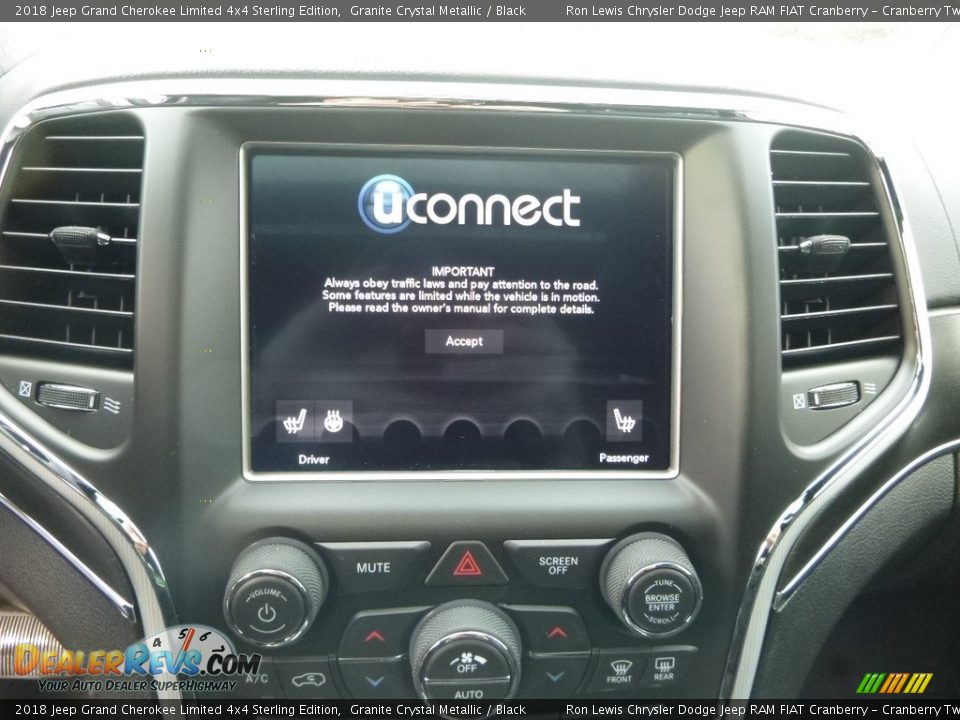 2018 Jeep Grand Cherokee Limited 4x4 Sterling Edition Granite Crystal Metallic / Black Photo #15