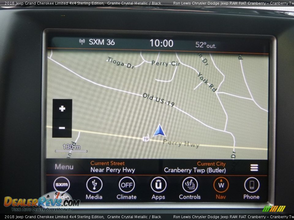 2018 Jeep Grand Cherokee Limited 4x4 Sterling Edition Granite Crystal Metallic / Black Photo #16