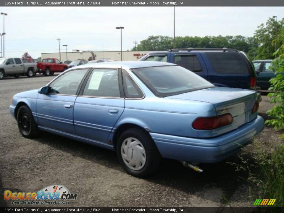 1994 Ford Taurus GL Aquamarine Frost Metallic / Blue Photo #2