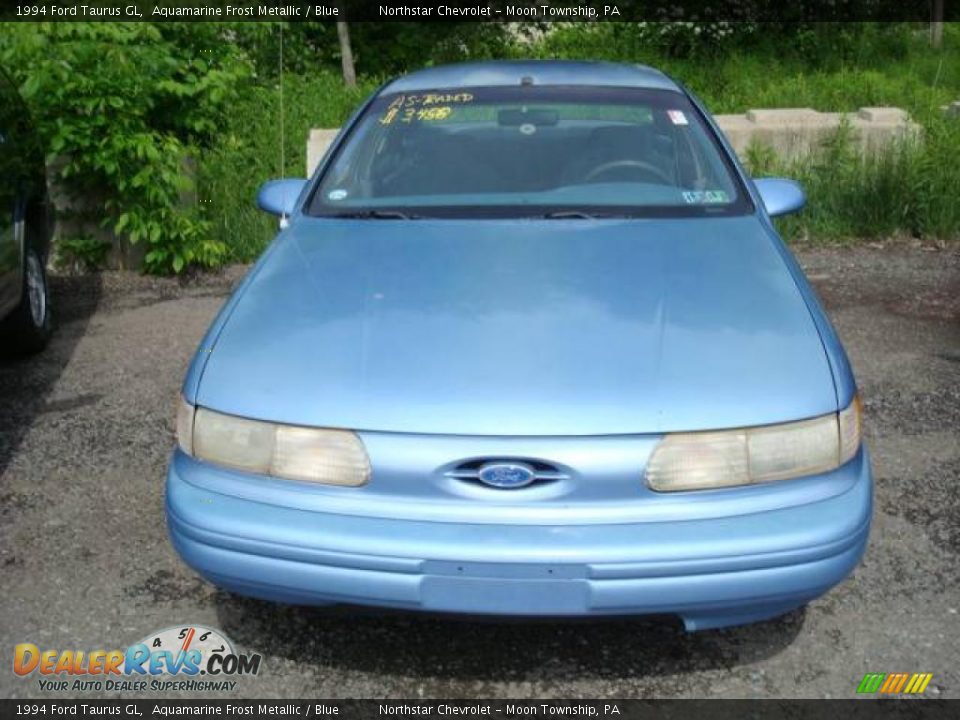 1994 Ford Taurus GL Aquamarine Frost Metallic / Blue Photo #4