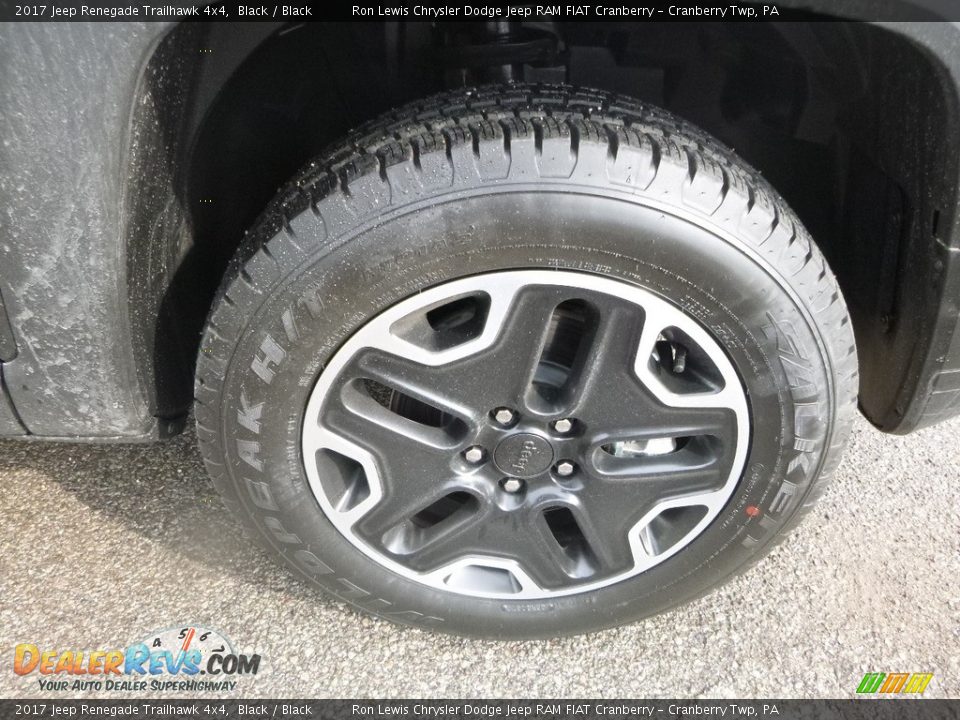 2017 Jeep Renegade Trailhawk 4x4 Black / Black Photo #9