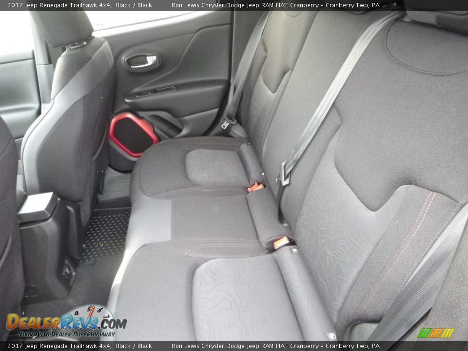 2017 Jeep Renegade Trailhawk 4x4 Black / Black Photo #12