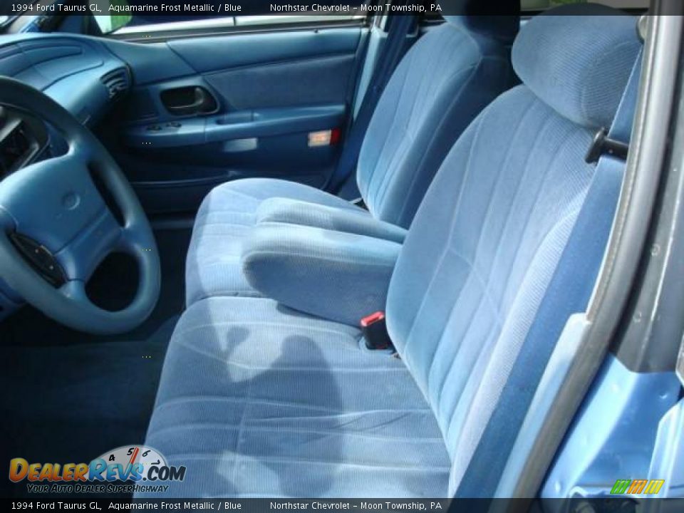 1994 Ford Taurus GL Aquamarine Frost Metallic / Blue Photo #6